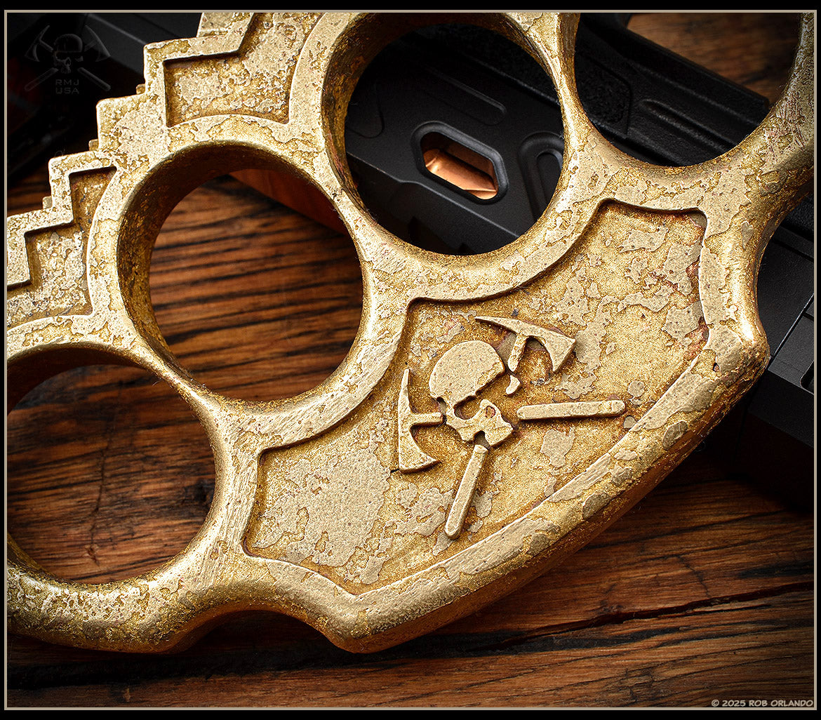 Snuckles Brass - Acid Etched