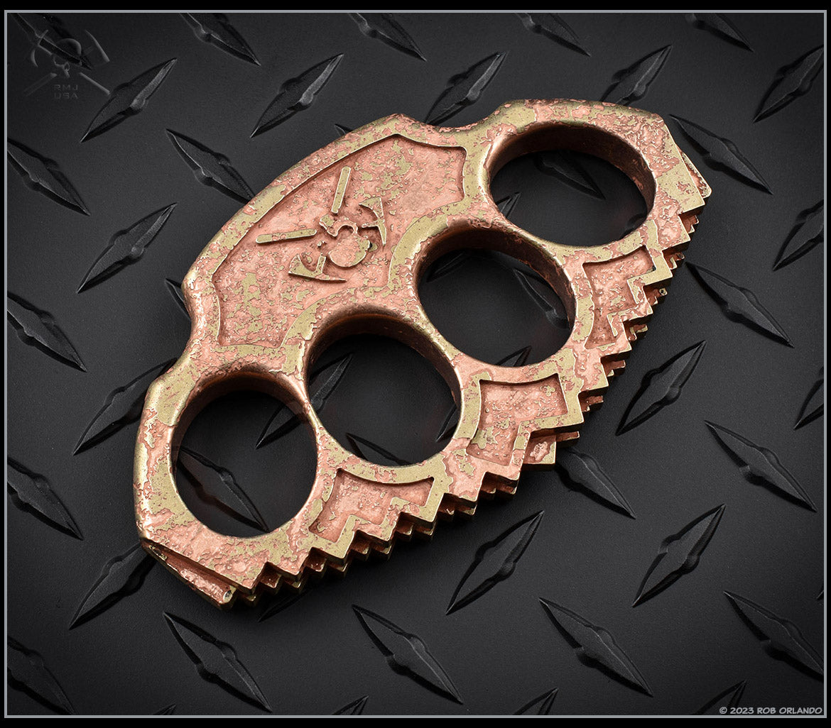 Snuckles Brass - Acid Etched