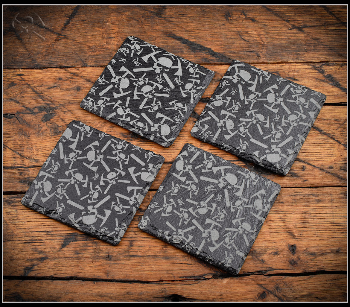 Slate Coaster Sets - 5 Styles