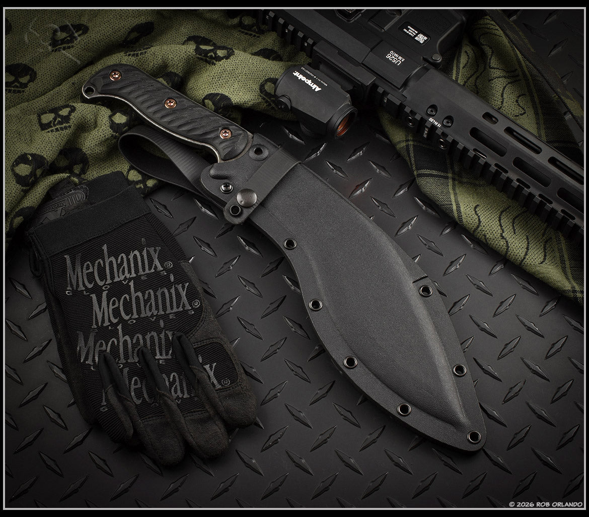 Kukri Acid Etched