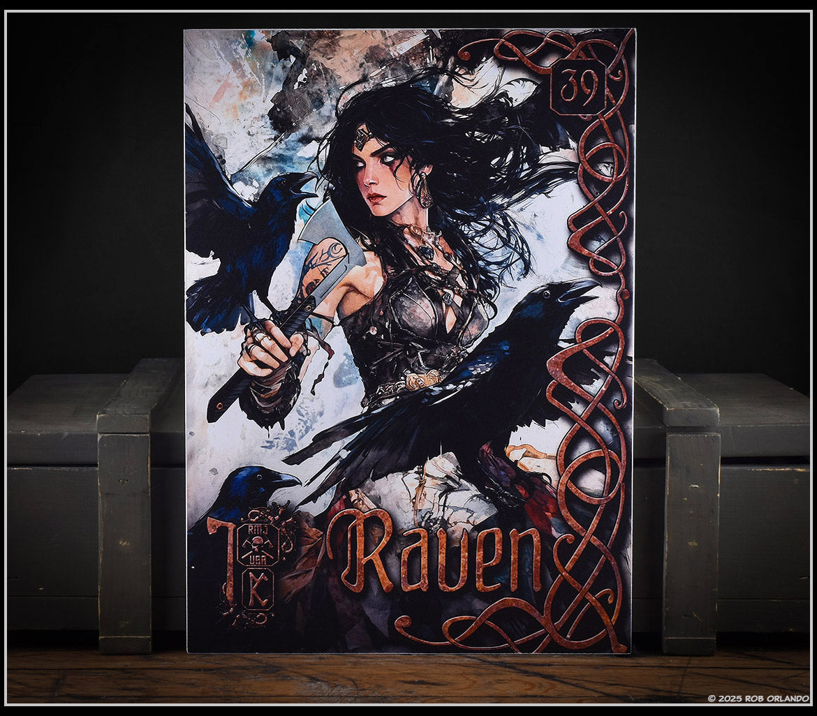 Raven Metal Print