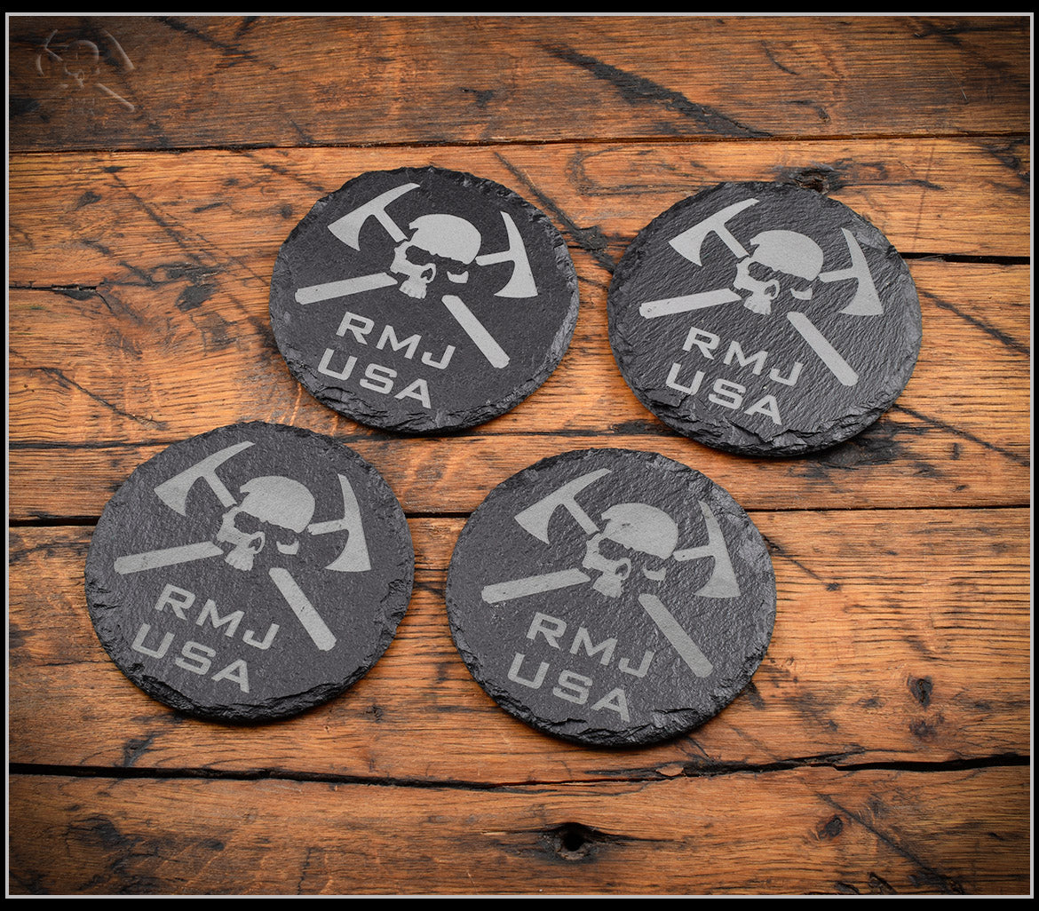 Slate Coaster Sets - 5 Styles