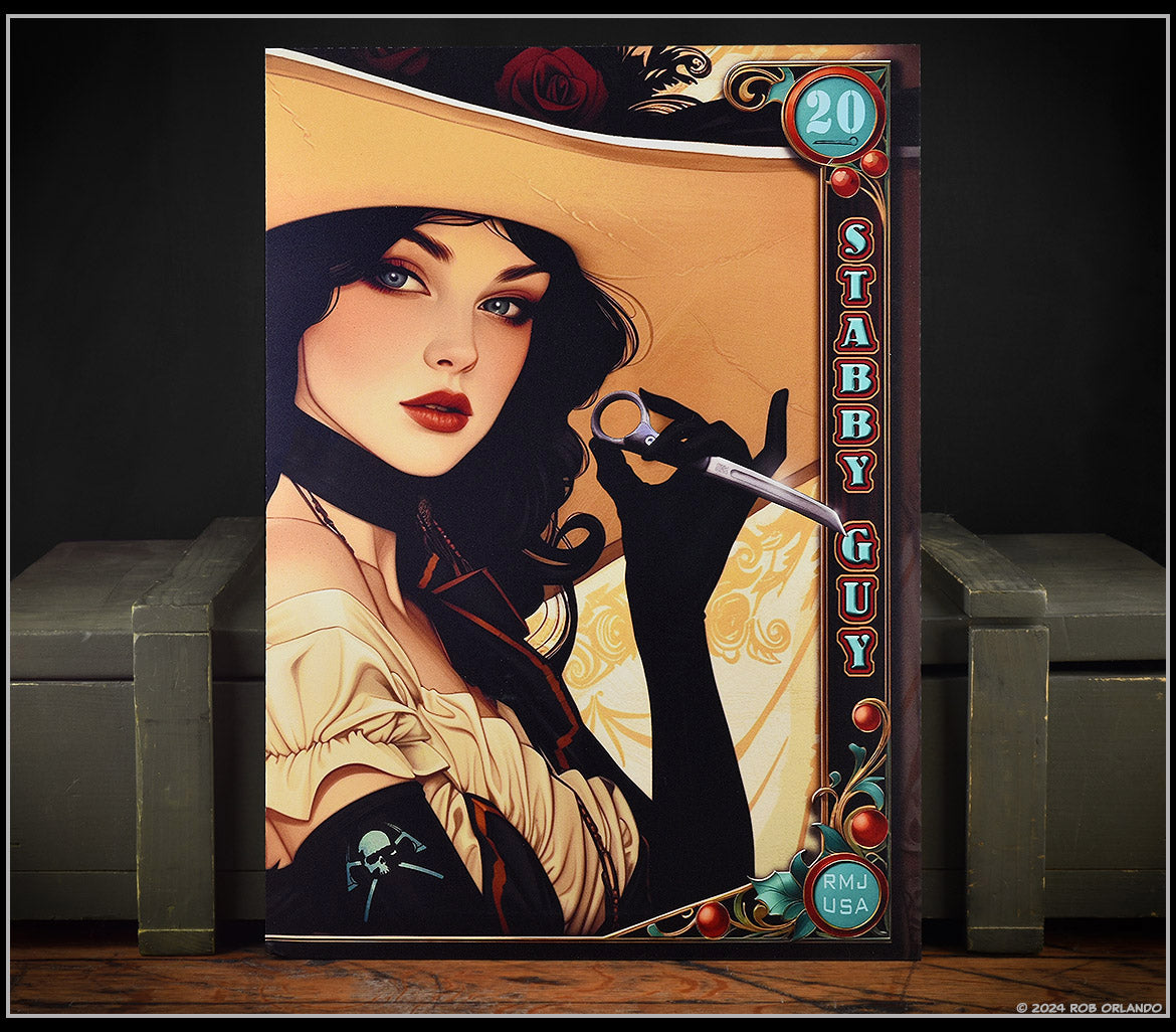 Stabby Guy Metal Print