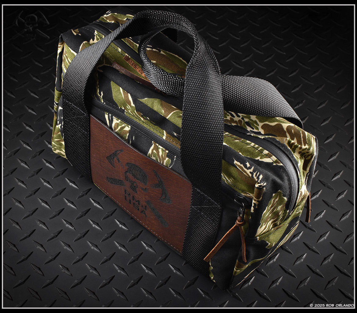 Mechanics Tool Bag - Tiger Stripe – Explore More | RMJ USA