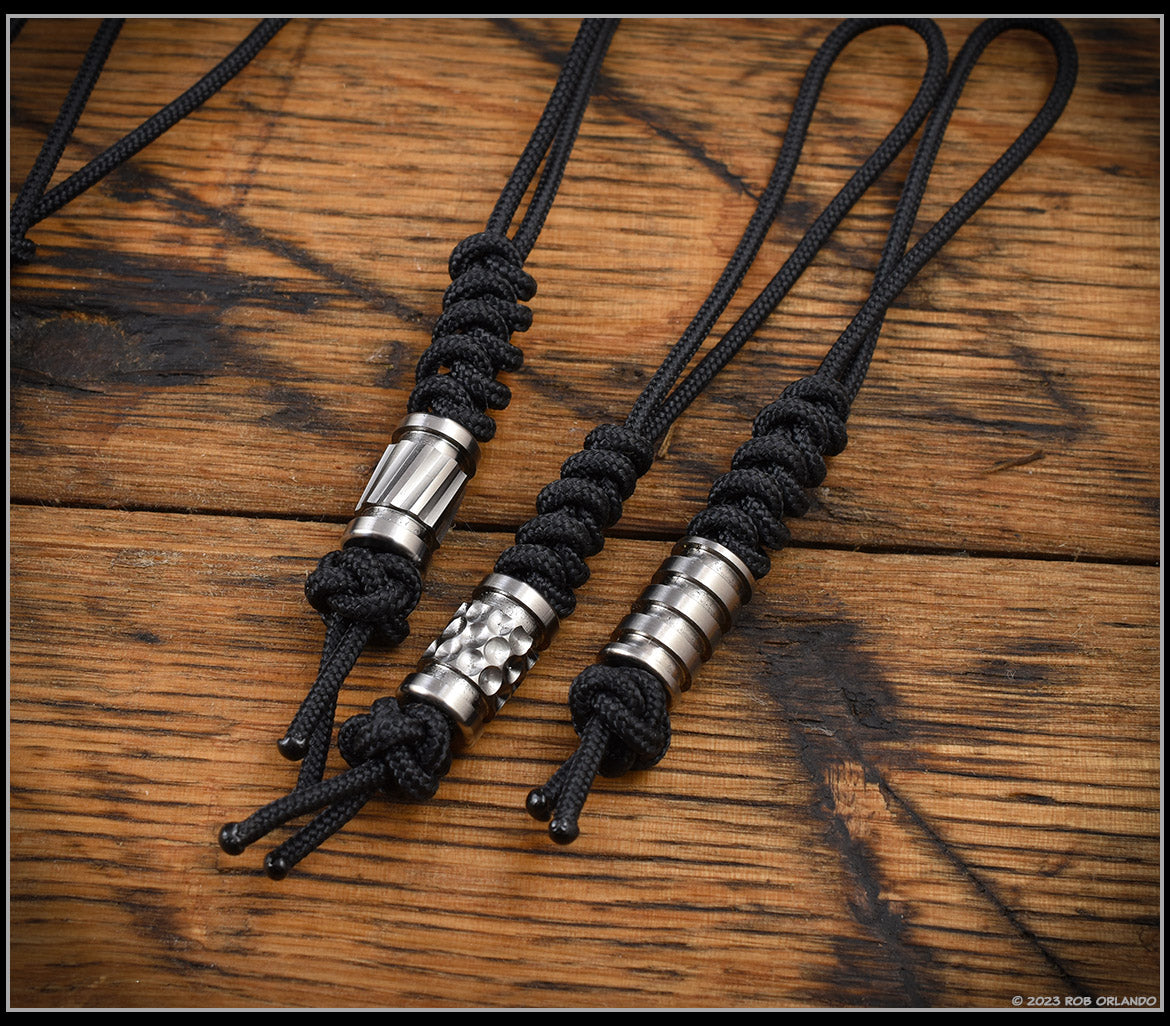 Slim Zipper Pull | Lanyard Bead | 3 Styles