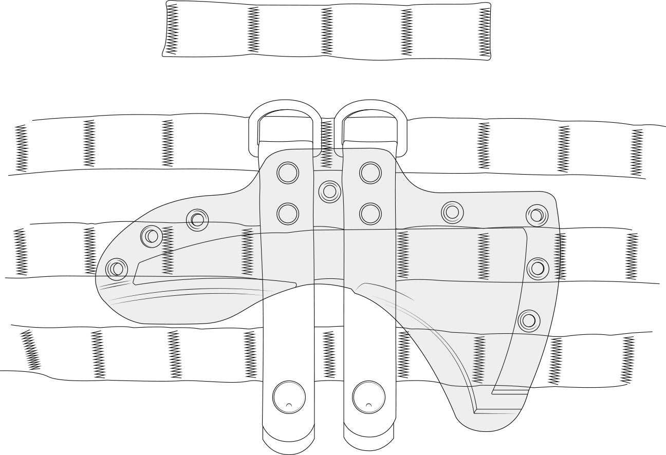 High Ride MOC Straps