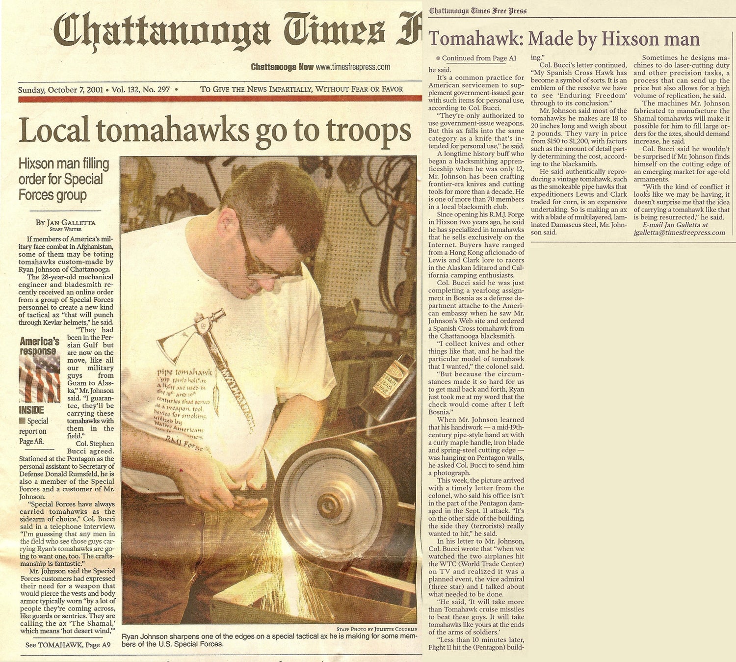 Local Tomahawks Go To Troops