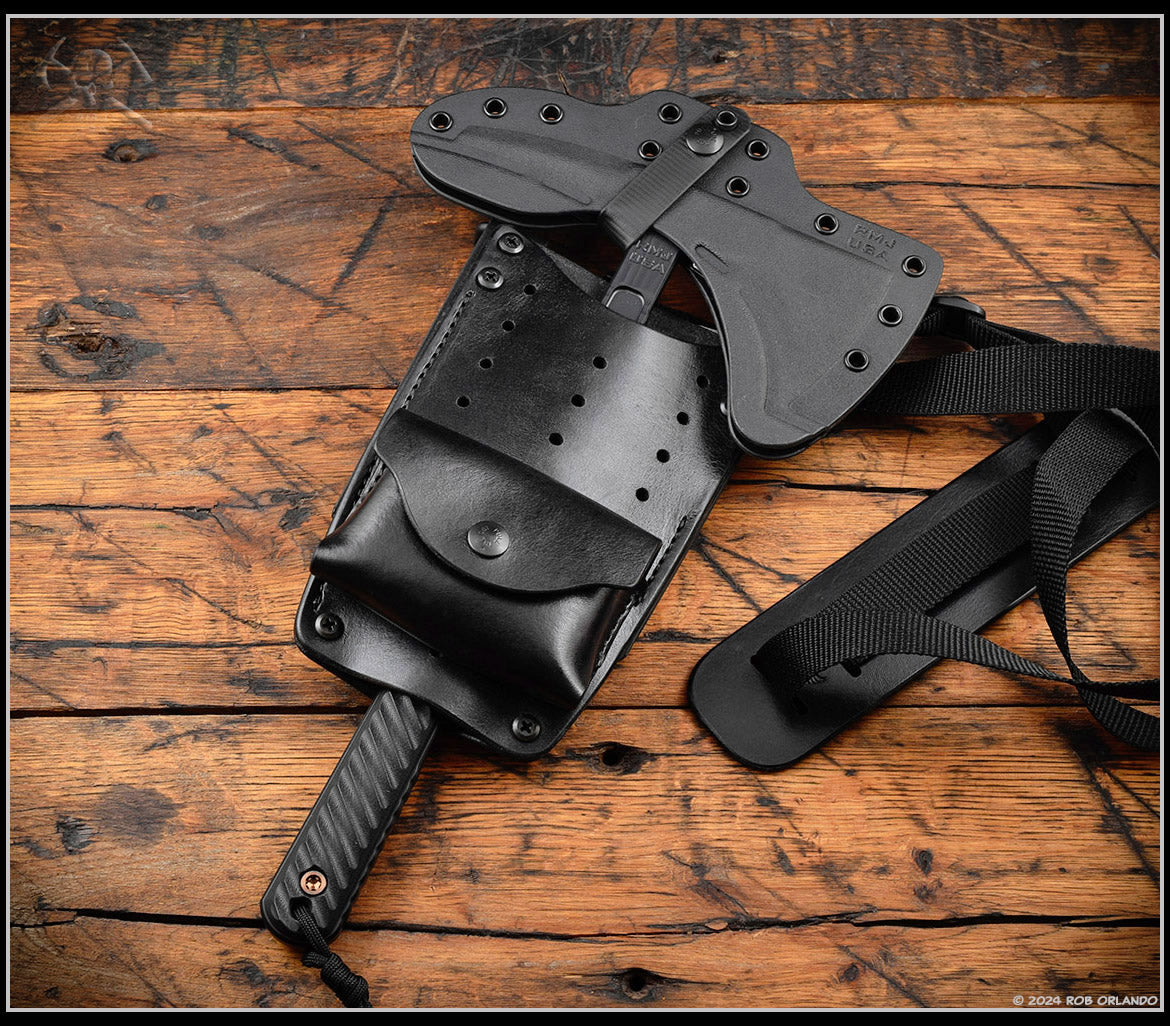 Universal Tomahawk Carry Rig - Brown and Black Versions
