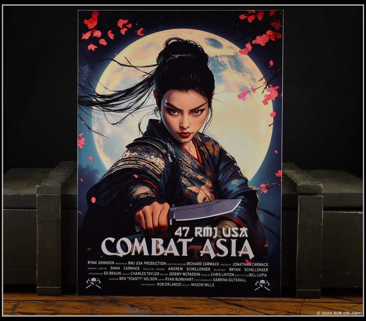 Combat Asia Metal Print