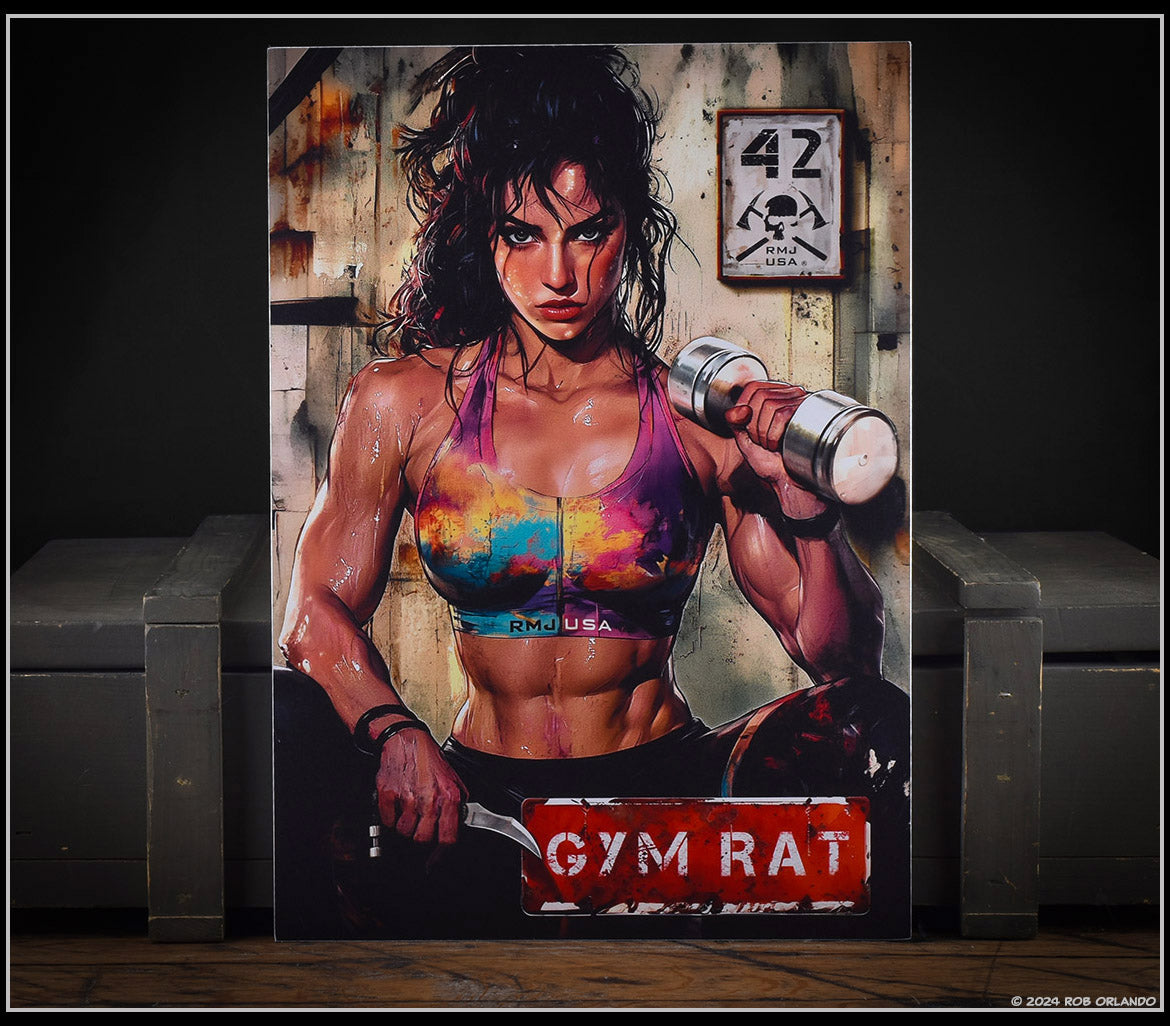 Gym Rat Metal Print