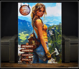 Jenny Wren Hammer Poll Metal Print