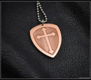 Copper Shield Pendant