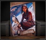 Peregrine Metal Print