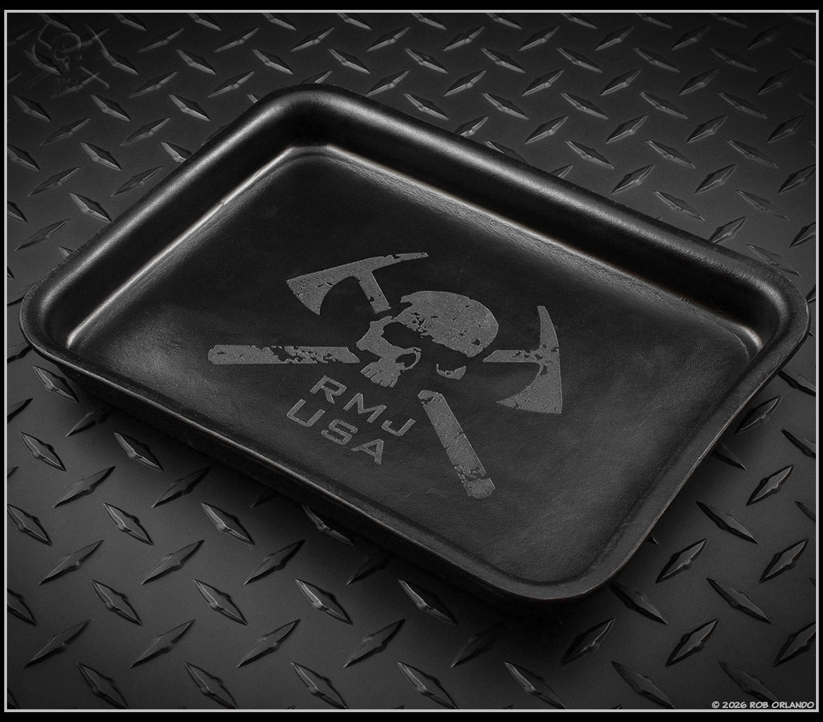 RMJ USA Leather Valet Tray