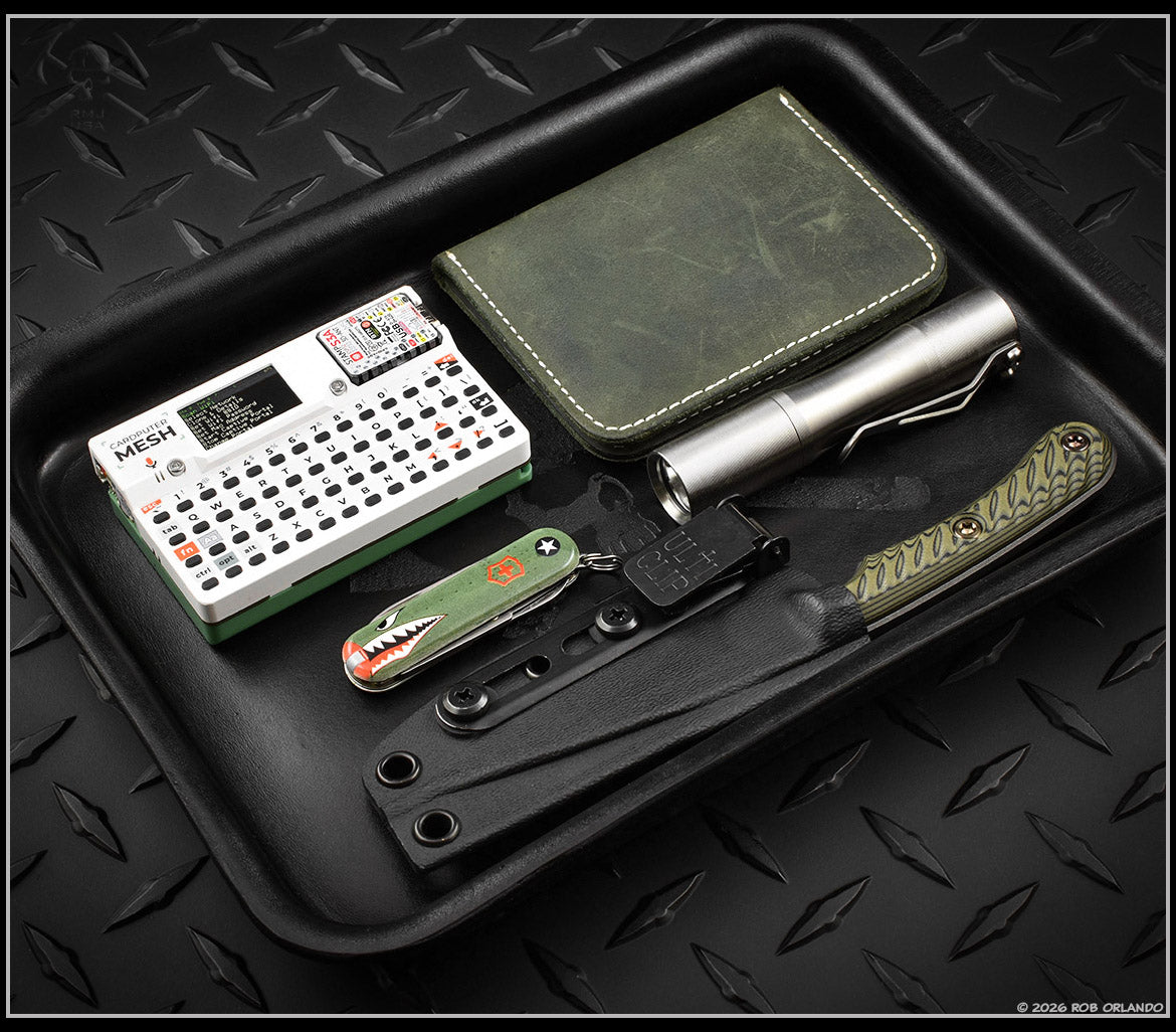 RMJ USA Leather Valet Tray