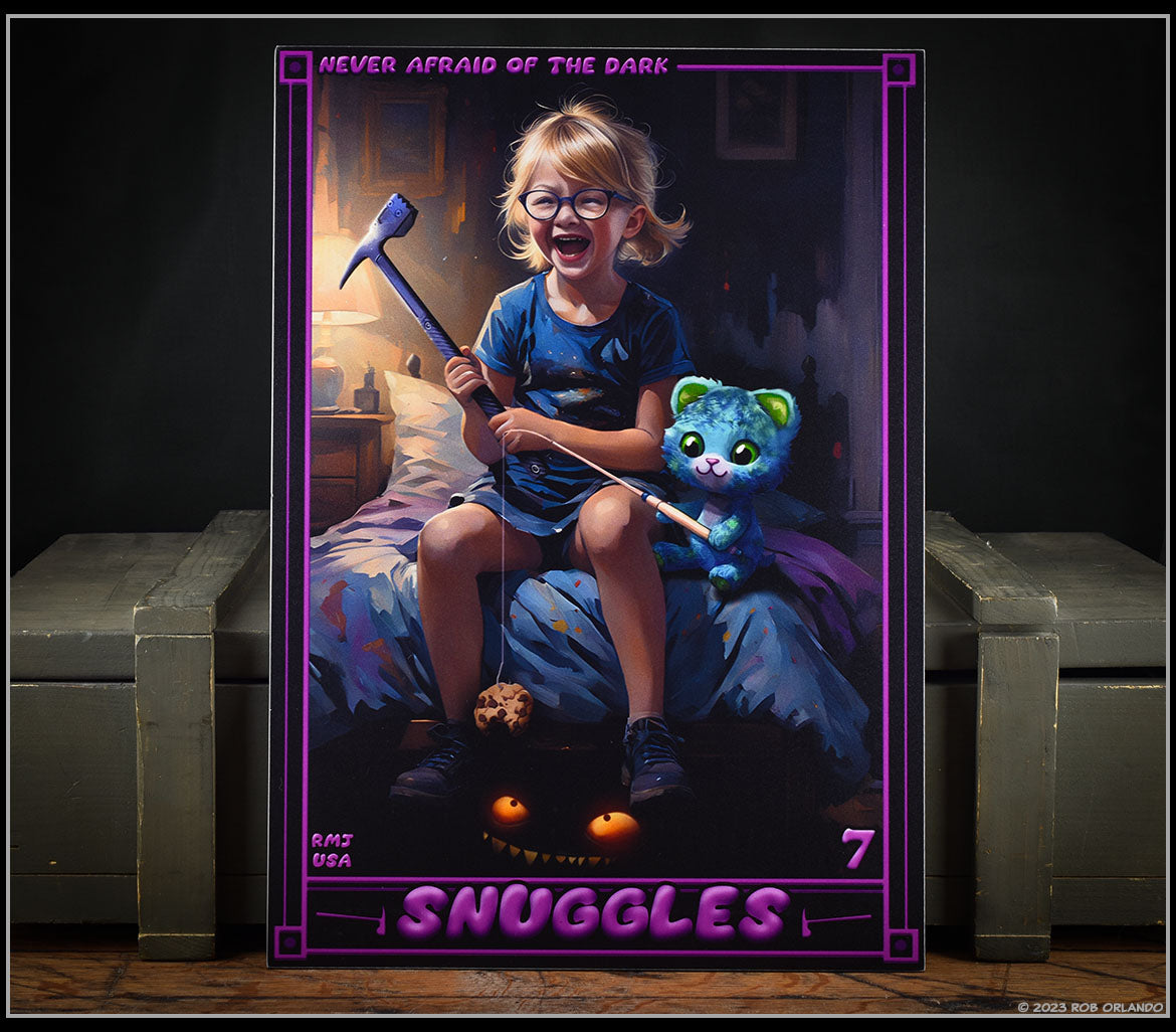 Snuggles Metal Print