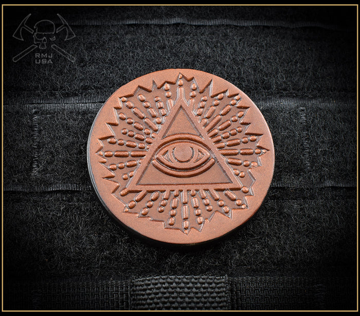 All Seeing Eye Leather Patch