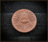 All Seeing Eye Leather Patch