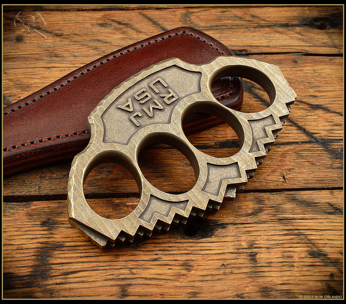 Snuckles Brass - Hand Textured